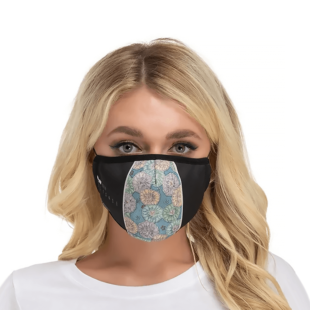 Защитная маска с японской декоративной бумагой