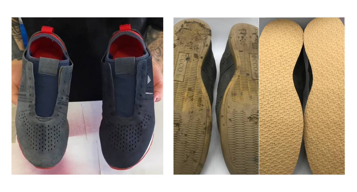 Результат реставрации обуви
