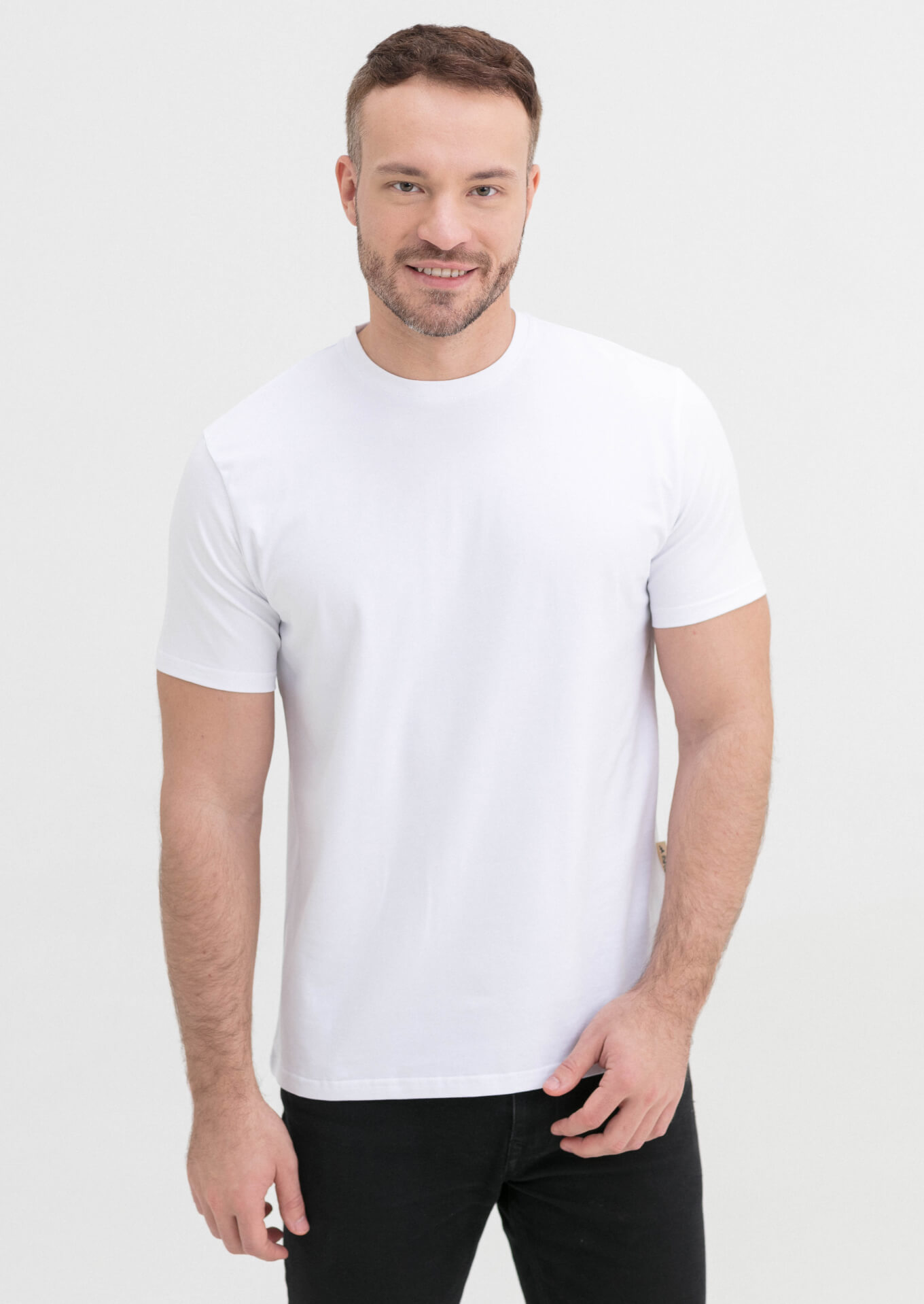 Базовая белая футболка Cave